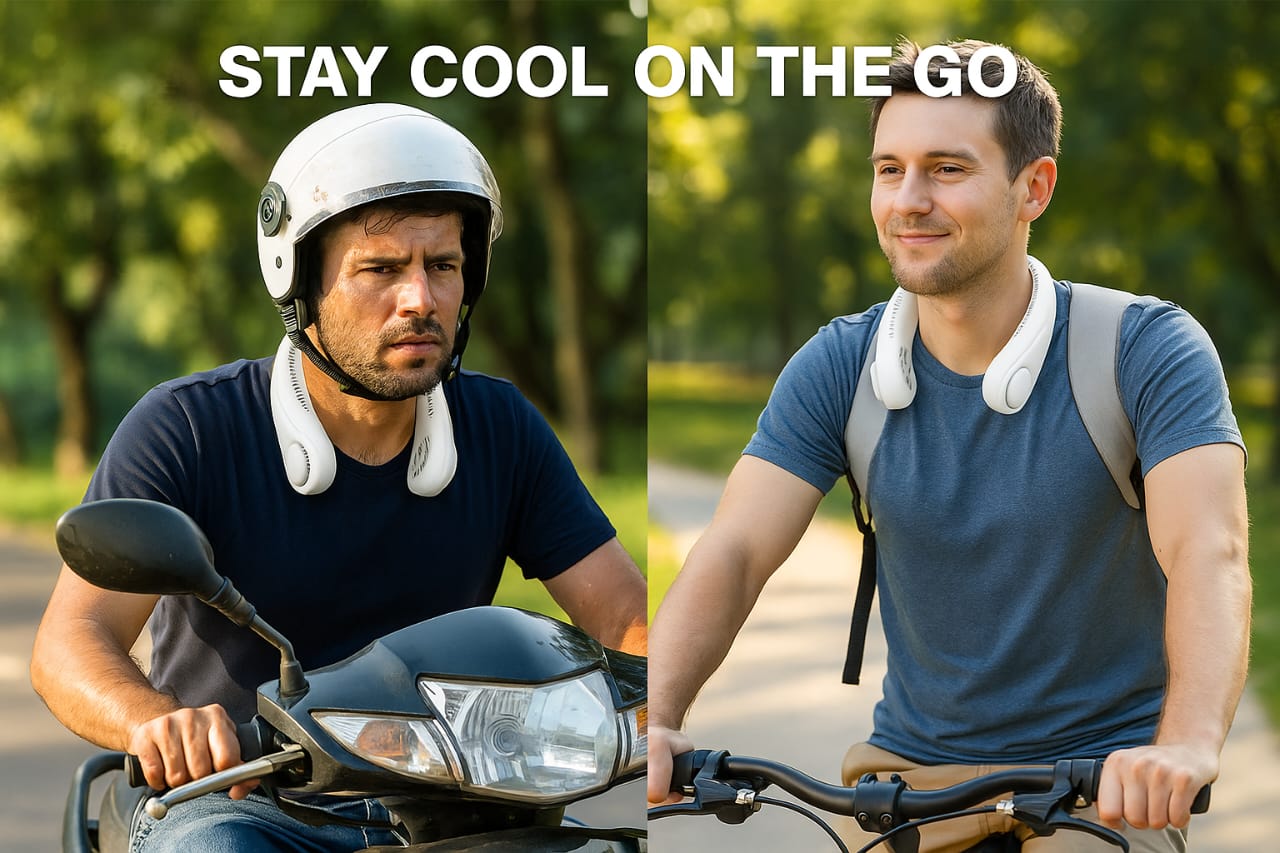 Portable Bladeless Rechargeable Neck Fan - Vistora