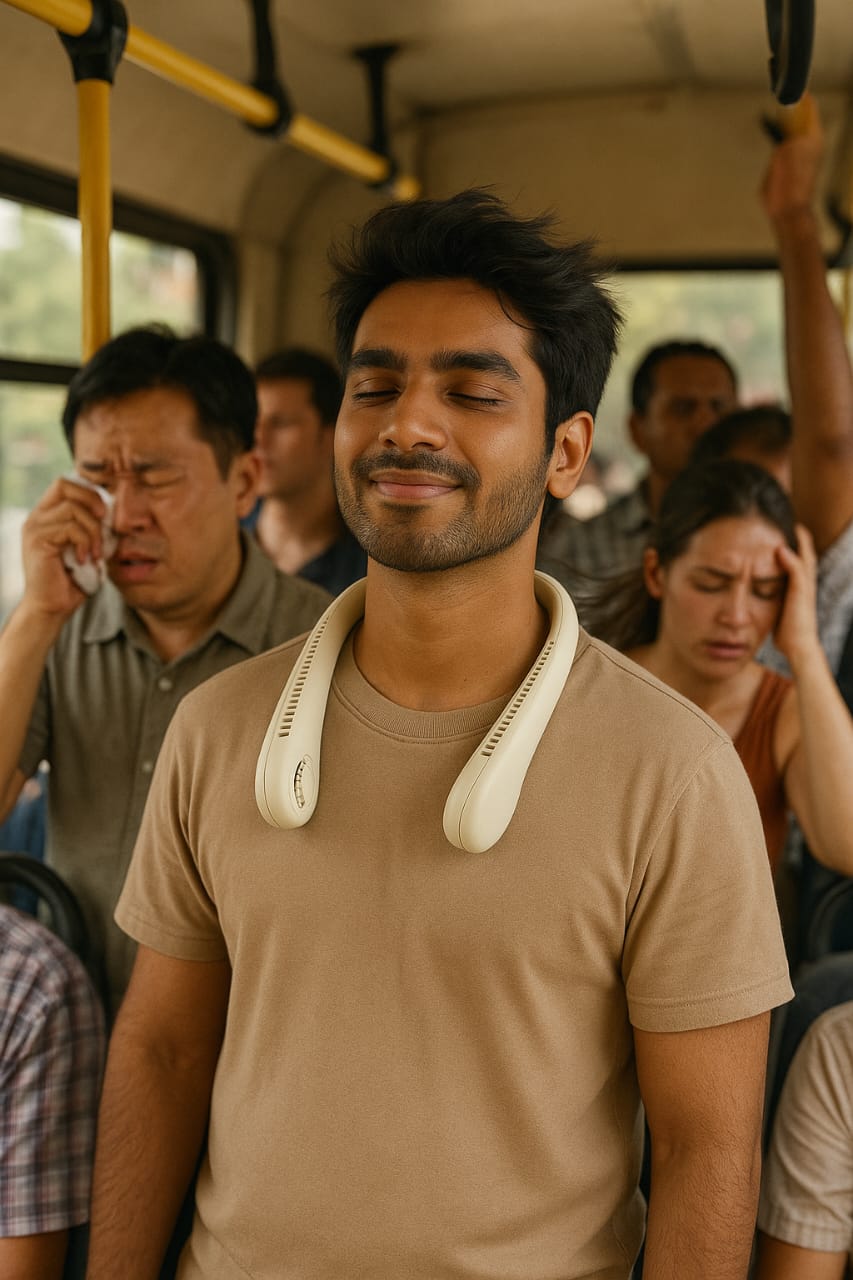 Portable Bladeless Rechargeable Neck Fan - Vistora